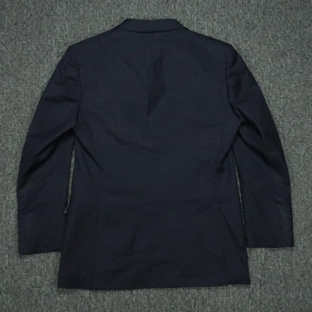 Suitsupply Jacket Mens 38R Blue Vitale Barberis Canonico Pure Wool Super 110s‎